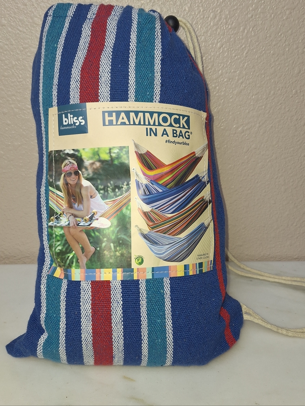 New In Bag Bliss Striped Hammock in a Bag